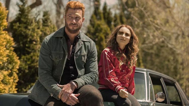 Mad Sweeney e Laura Moon em cena da segunda temporada de "American Gods" - Divulgação - Divulgação