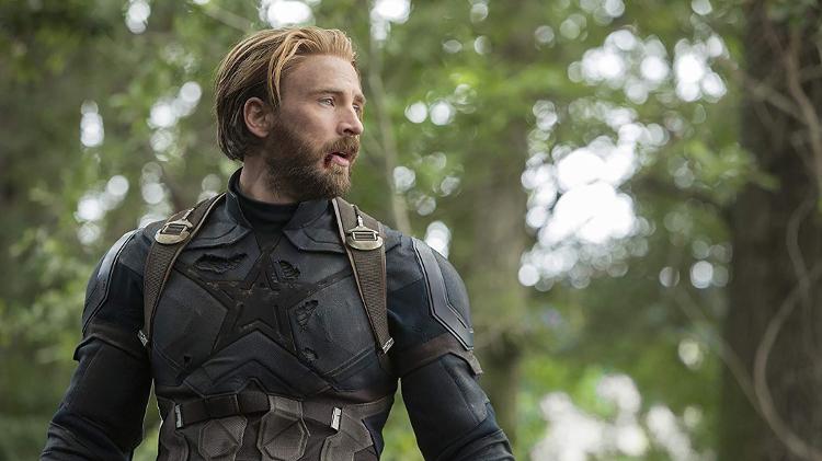 Chris Evans como o Capitão América em 'Vingadores: Guerra Infinita' - Divulgação - Divulgação
