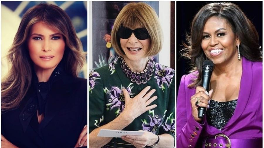 Melania Trump, Anna Wintour e Michelle Obama - Instagram/Reprodução