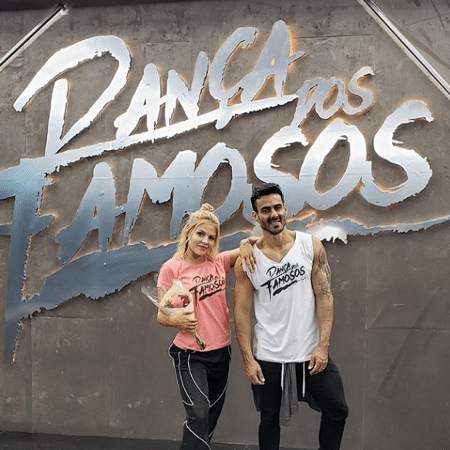 Luísa Sonza posa ao lado de seu professor de dança para a Dança dos Famosos - Reprodução/Instagram