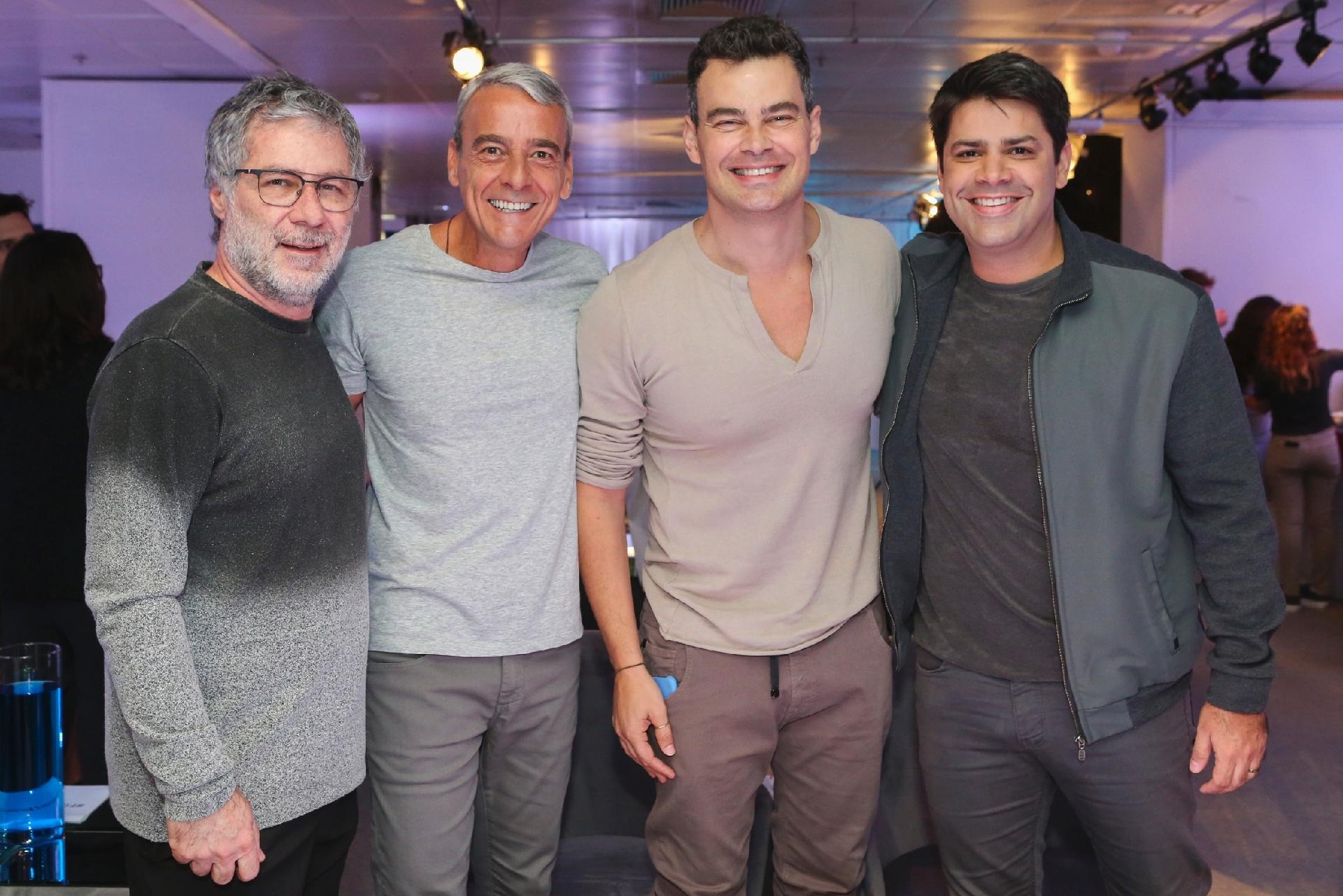 Leopoldo Pacheco, Alexandre Borges, Carmo Dalla Vecchia e Lair Renno - Globo/Reginaldo Teixeira