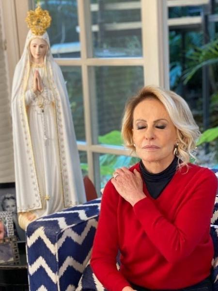 Ana Maria Braga agradece Nossa Senhora de Fátima por cura do câncer - Reprodução/Instagram