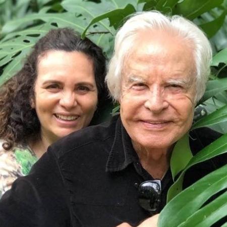 Cid Moreira e Fátima Sampaio