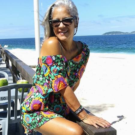Aos 60 anos, Lucia adora biquíni, shorts e blusas estilo tomara que caia - Acervo pessoal
