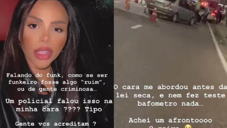 Gabily desabafa após passar por abordagem policial "preconceituosa" - Reprodução: Instagram