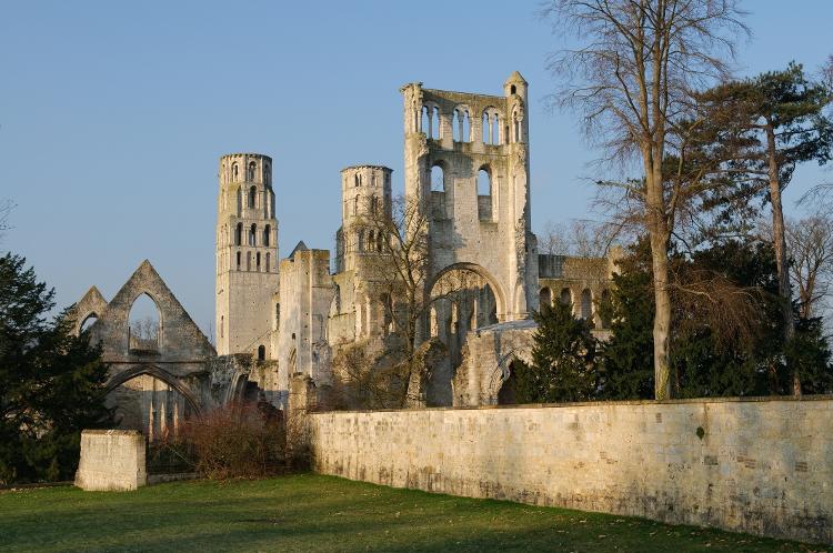 Abadia de Jumièges, na Normandia, na França