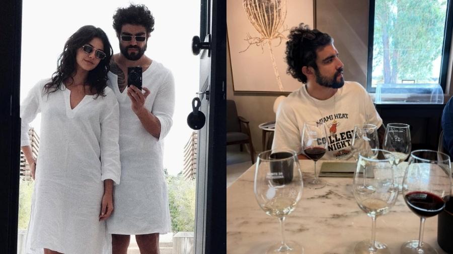 Caio Castro e Vitória Bohn juntos em Portugal