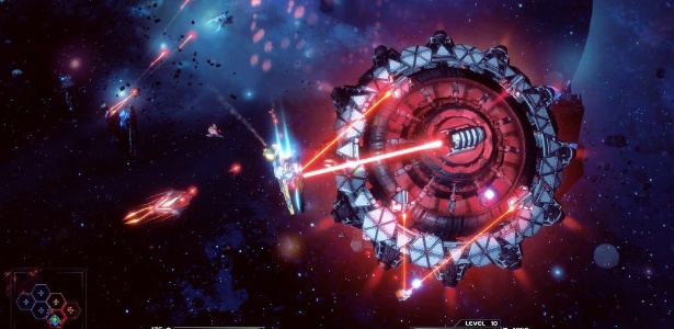 Jogo de tiro espacial, "Dead Star" coloca os jogadores em partidas de dez contra dez.  - Divulgação