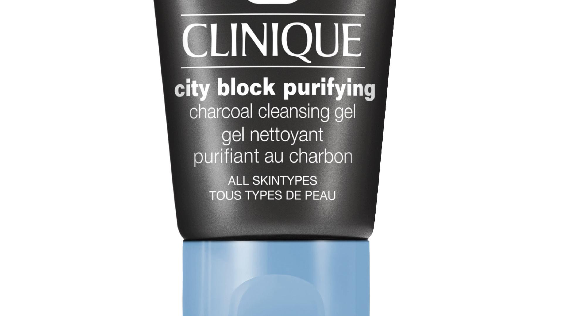 Gel de limpeza para uso diário City Block Purifying Charcoal Cleansing Gel, R$ 79, Clinique, clinique.com.br - Divulgação