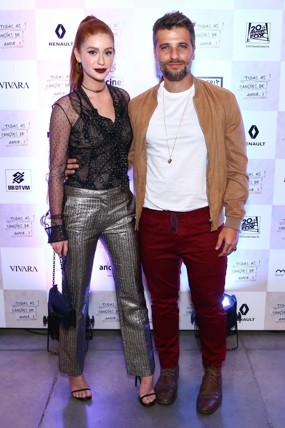 Marina Ruy Barbosa e Bruno Gagliasso forma par romântico no filme "Todas as Canções de Amor" - Roberto Filho/Brazil News