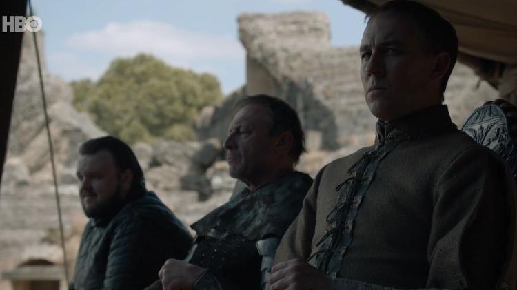 Samwell Tarly, Howland Reed e Edmure Tully - Divulgação - Divulgação