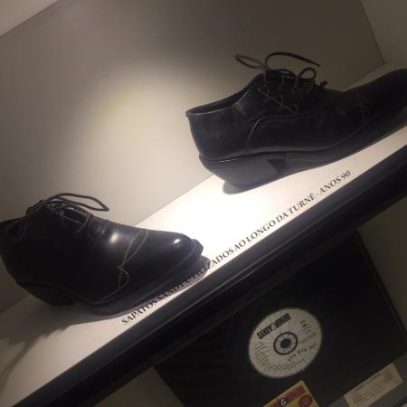 Sapatos usados por Sandy estão em exposição - Renata Nogueira/UOL - Renata Nogueira/UOL