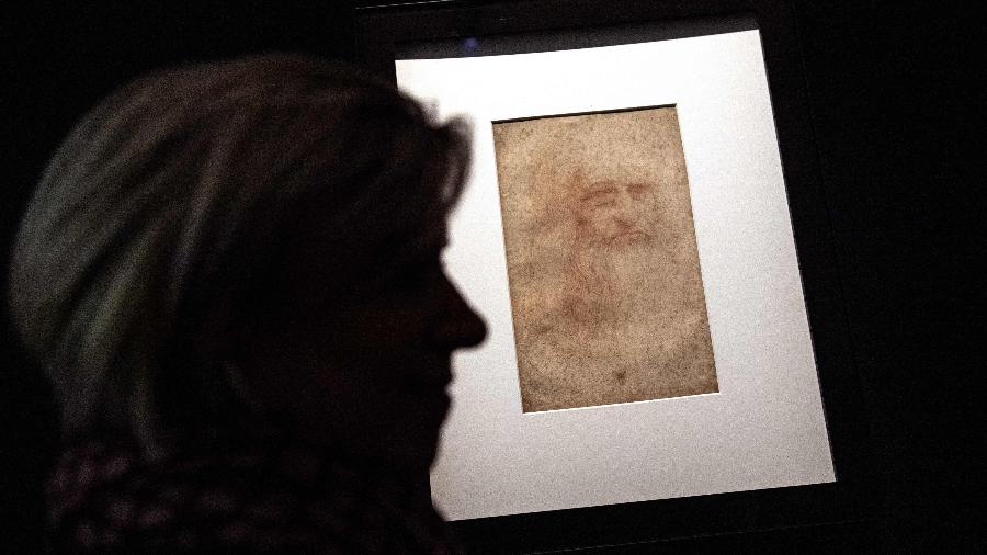 Louvre recebe exposição de Leonardo da Vinci - ERIC FEFERBERG / AFP