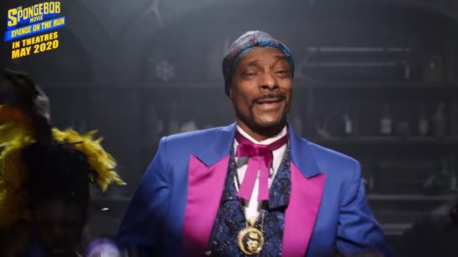 Snoop Dogg aparece em novo trailer de Bob Esponja: O Incrível Resgate - Reprodução / Youtube