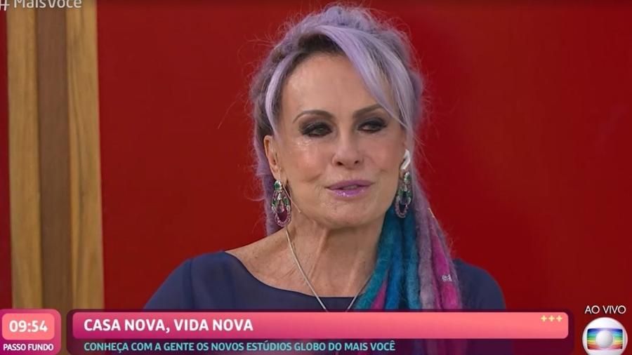 Ana Maria Braga chorou ao entrar no estúdio e homenagear Louro José - Reprodução/TV Globo