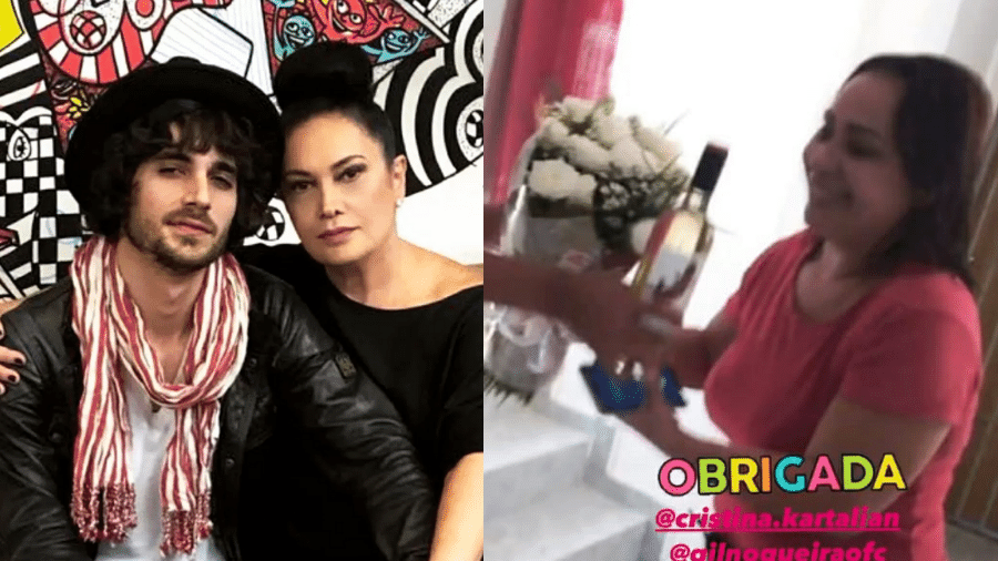 BBB 21: Cristina Kartalian, mãe de Fiuk, envia flores às mães de Sarah e Gilberto - Reprodução/Instagram