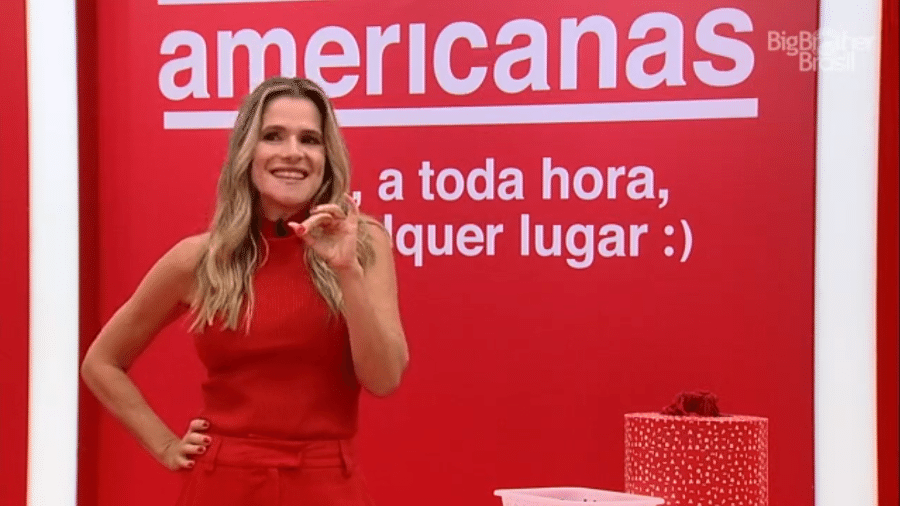BBB 21: Em ação comercial no reality show da Globo, Ingrid Guimarães fez piada com "A Fazenda" - Reprodução/Globoplay