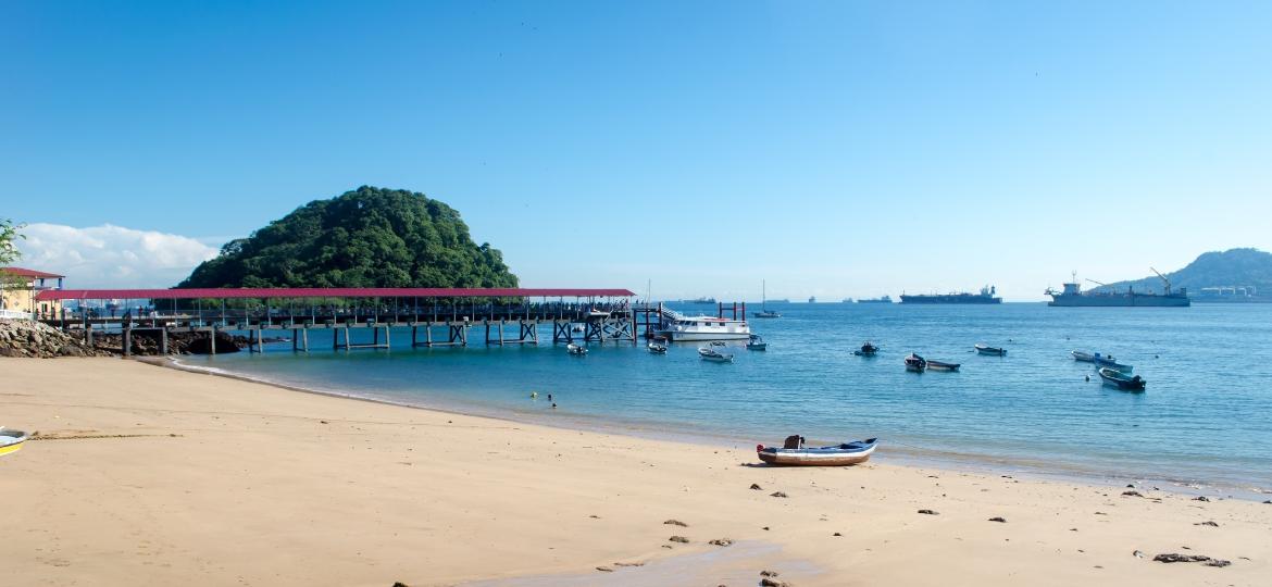 Taboga a maior do pequeno arquipélago de Las Perlas, localizada no Golfo do Panamá - Getty Images