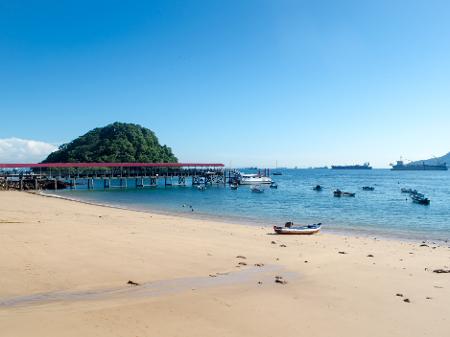 Taboga a maior do pequeno arquipélago de Las Perlas, localizada no Golfo do Panamá - Getty Images
