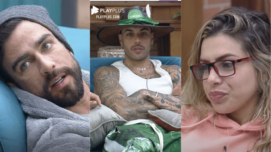 A Fazenda 2021: Erasmo Viana e Gui Araujo voltam a criticar Erika Schneider - Reprodução/PlayPlus