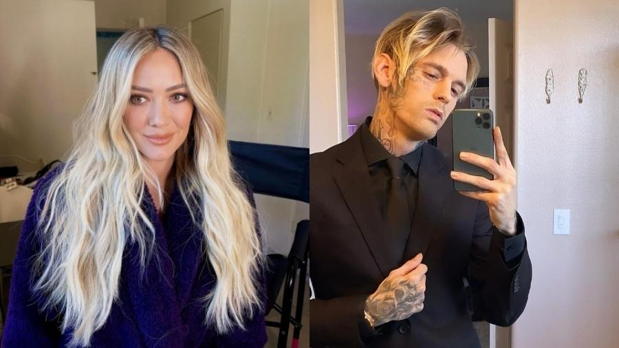 Hilary Duff presta homenagem a ex Aaron Carte após morte do cantor  - Reprodução/Instagram