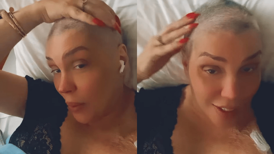 Após passar por tratamento contra um câncer, Simony mostra como estão seus cabelos - Instagram
