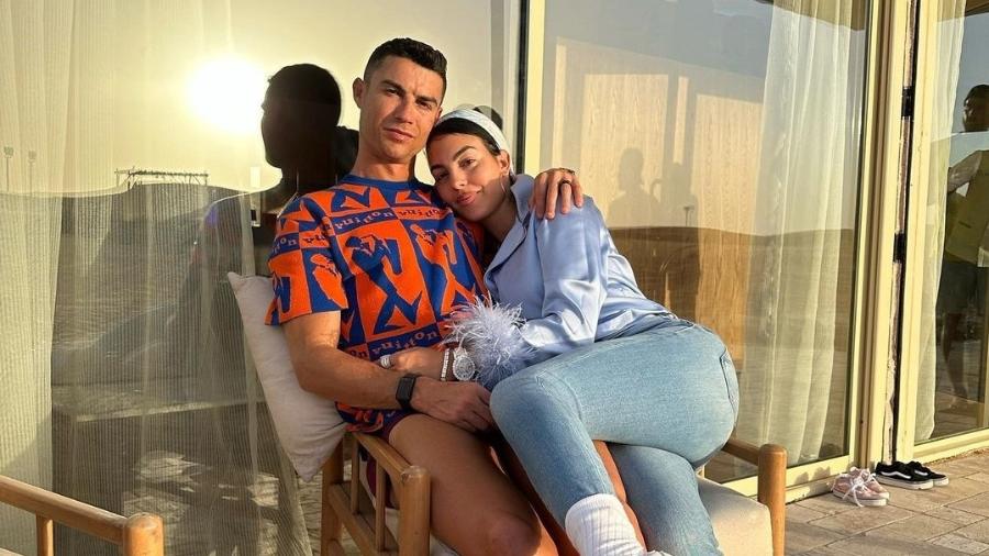 A relação de Cristiano Ronaldo e Georgina Rodríguez está em crise, segundo a imprensa portuguesa - Reprodução/Instagram