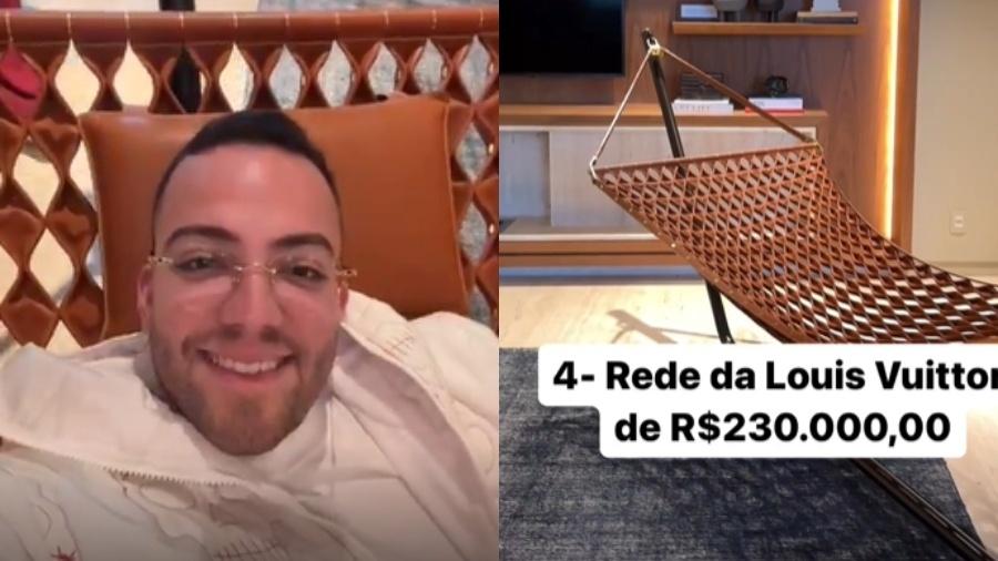 Lucas Rangel faz tour por casa de campo de empresária Karla Marques - Reprodução/Instagram