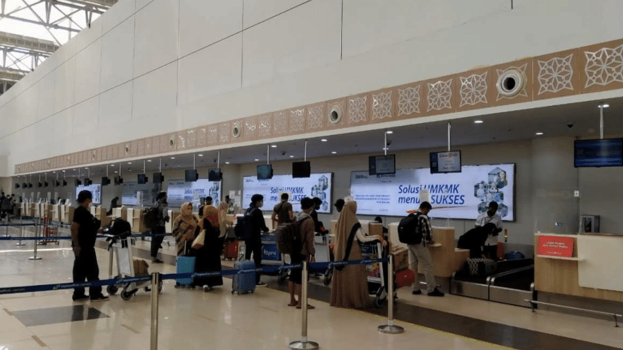 Aeroporto Internacional Syamsudin Noor, na Indonésia - Reprodução