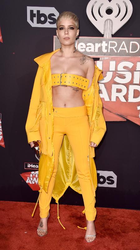 A cantora Halsey no iHeartRadio Music Awards 2017 - Getty Images