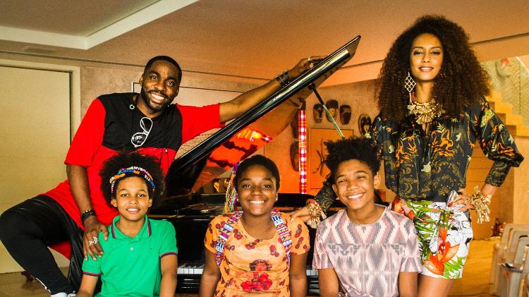 Mister Brau, Michelle e os filhos em nova temporada - Divulgação/TV Globo - Divulgação/TV Globo