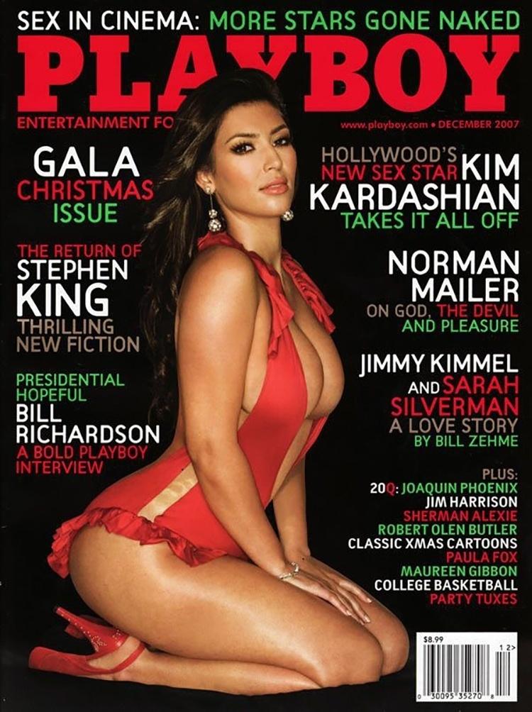 A socialite Kim Kardashian foi capa da Playboy em 2007 - Divulgação