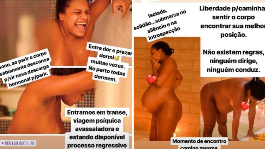 Quitéria Chagas relembra parto humanizado - Reprodução/Instagram