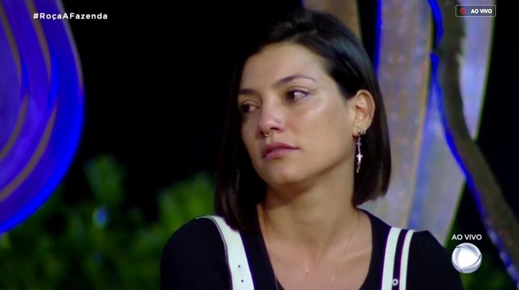 Gabi Prado discute ao vivo com Vida Vlatt durante votação - Reprodução/RecordTV