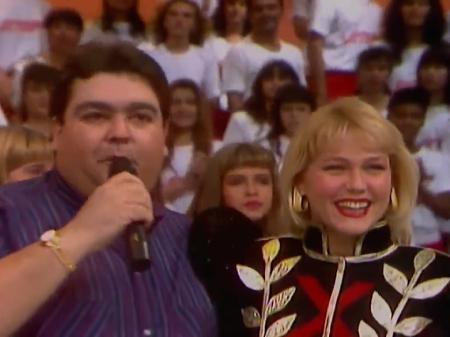 Apesar de serem amigos de longa data, Faustão não pode receber Xuxa em seu programa na Band (Foto Reprodução/Youtube)