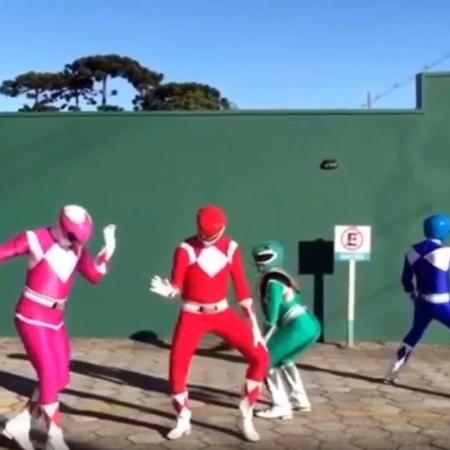 Power Rangers ao som de Valesca - Reprodução/Instagram
