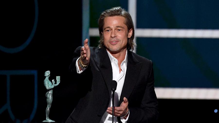 Brad Pitt vence prêmio no SAG Awards - Kevork Djansezian/Getty Images for Turner
