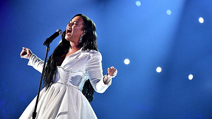Demi Lovato se apresenta no Grammy 2020; sua nova música se chama "Commander in Chief" - Emma McIntyre/Getty Images for The Recording Academy
