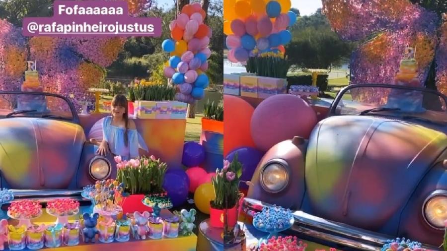 Rafa Justus ganha festa em tie-dye - Reprodução/Instagram