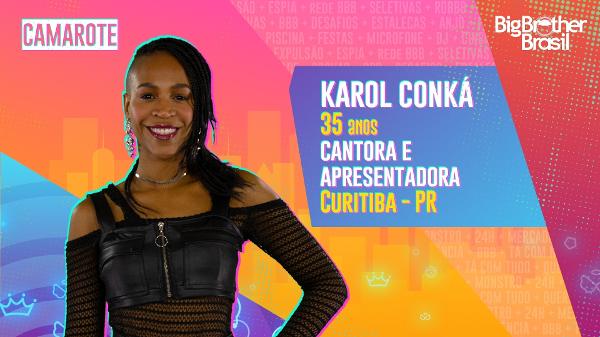 BBB Karol Conká - Divulgação/Globo - Divulgação/Globo