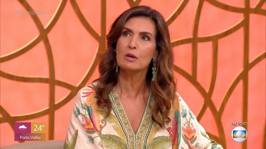 Fátima Bernardes faz desabafo no "Encontro" - Reprodução/GloboPlay