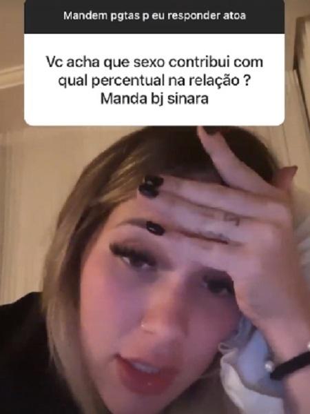 Virginia Fonseca responde questão sobre importância do sexo na relação - Reprodução/Instagram - Reprodução/Instagram