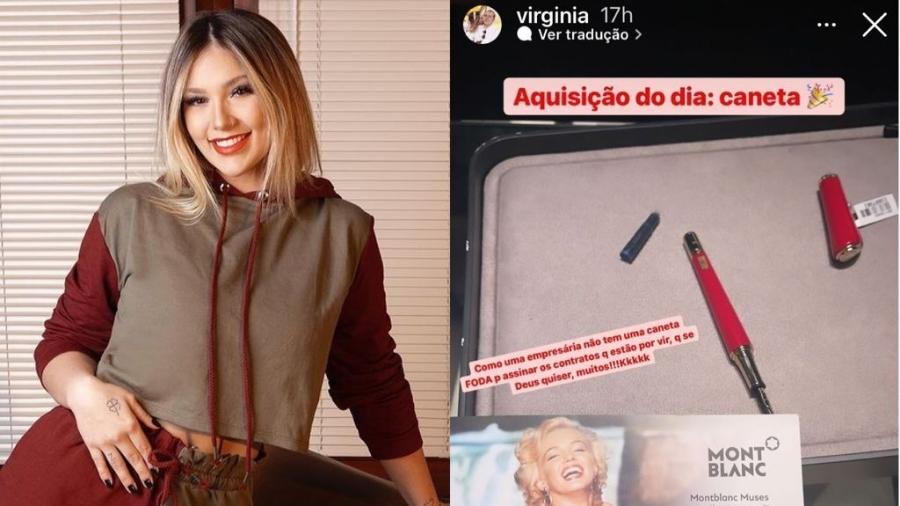 Virginia Fonseca comprou caneta caríssima "para assinar contratos" - Reprodução/Instagram