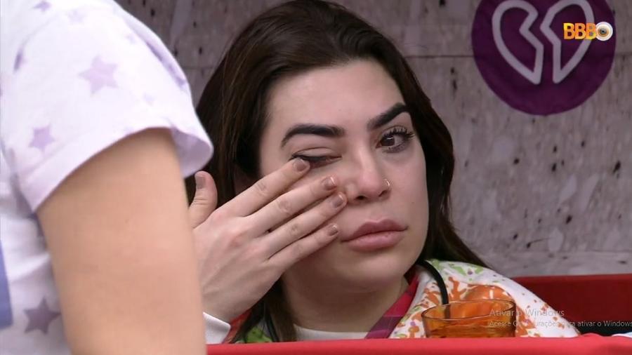 BBB 22: Naiara Azevedo está no castigo do monstro junto com Eliezer - Reprodução/Globoplay