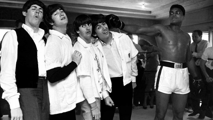 Os Beatles e Muhammad Ali - Reprodução/Instagram