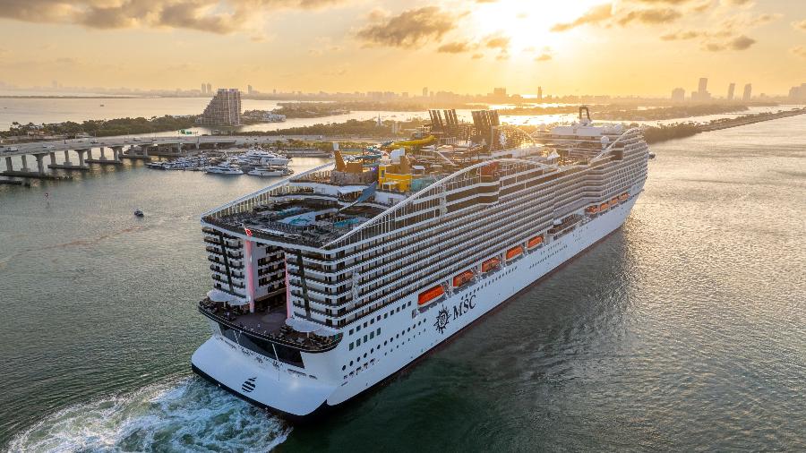 O World America é o mais novo navio da MSC e tem sua primeira temporada no Caribe O World America é o mais novo navio da MSC e tem sua primeira temporada no Caribe