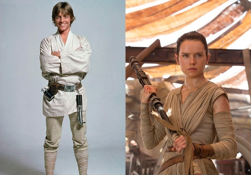 Versão feminina de "Star Wars" - Daisy Ridley - Montagem