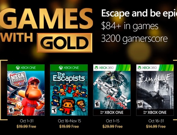 Games indie dominam lista de jogos para Xbox One na Games With Gold de outubro - Reprodução