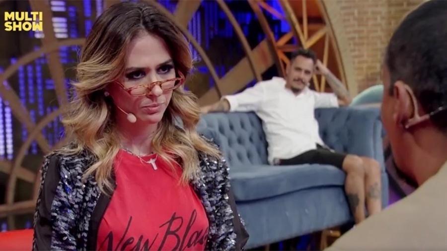 No programa com D2, Tata Werneck recebeu no quadro ?Especialista? ufólogo Wagner Vital. - Reprodução/Multishow