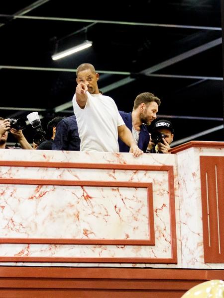 Will Smith aparece no rooftop do estande do Omelete na CCXP 2017 (Comic Con Experience), em São Paulo - Mariana Pekin/UOL - Mariana Pekin/UOL